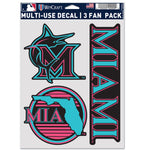 Miami Marlins / City Connect Multi Use 3 Fan Pack