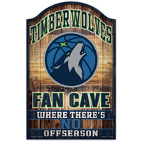 Minnesota Timberwolves Wood Sign 11" x 17" 1/4" thick