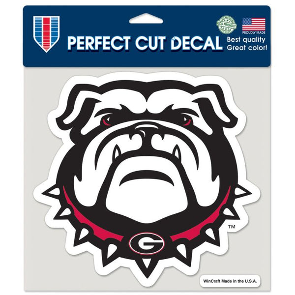 Wholesale-Georgia Bulldogs Perfect Cut Color Decal 8" x 8"