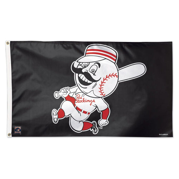 Cincinnati Reds / Cooperstown Cooperstown Flag - Deluxe 3' X 5'