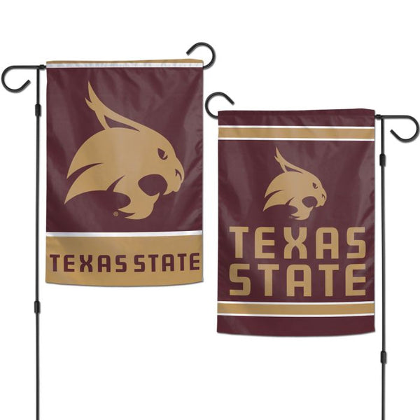 Wholesale-Texas State Bobcats Garden Flags 2 sided 12.5" x 18"