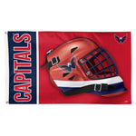 Washington Capitals mask Flag - Deluxe 3' X 5'