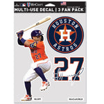 Houston Astros PLAYERS CHOICE DIAMOND CLUB(R) Multi Use 3 Fan Pack Jose Altuve