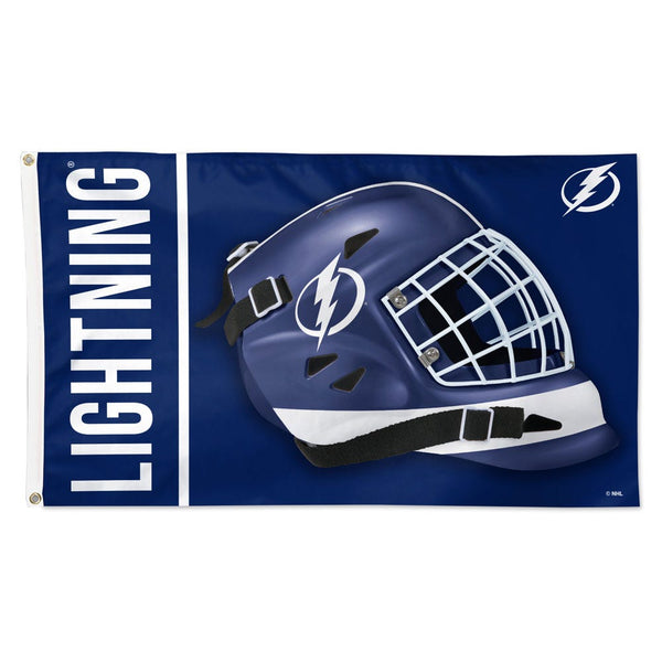 Tampa Bay Lightning mask Flag - Deluxe 3' X 5'