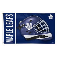 Toronto Maple Leafs mask Flag - Deluxe 3' X 5'