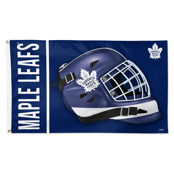 Toronto Maple Leafs mask Flag - Deluxe 3' X 5'