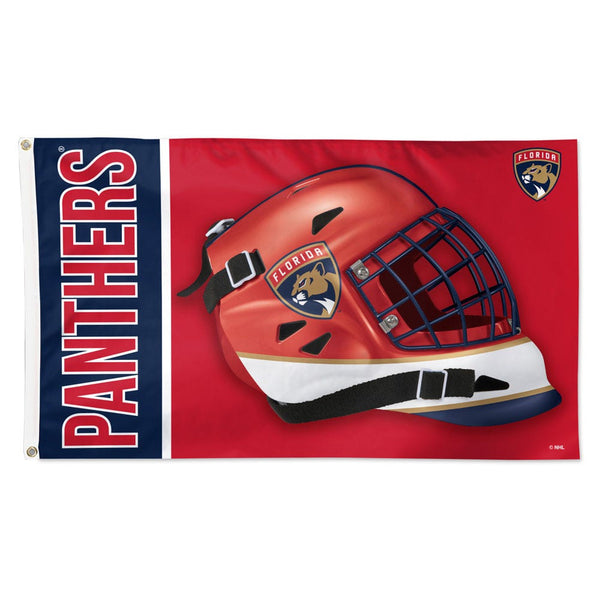 Florida Panthers mask Flag - Deluxe 3' X 5'