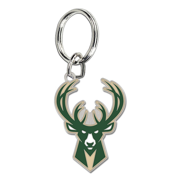 Milwaukee Bucks Cloisonne Key Ring Carded