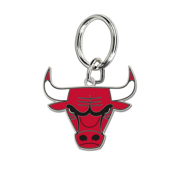 Chicago Bulls Cloisonne Key Ring Carded
