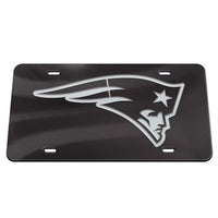 New England Patriots Chrome Specialty Acrylic License Plate