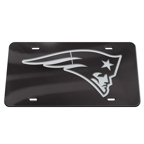 New England Patriots Chrome Specialty Acrylic License Plate