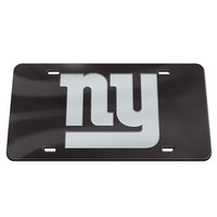 New York Giants Chrome Acrylic Classic License Plates
