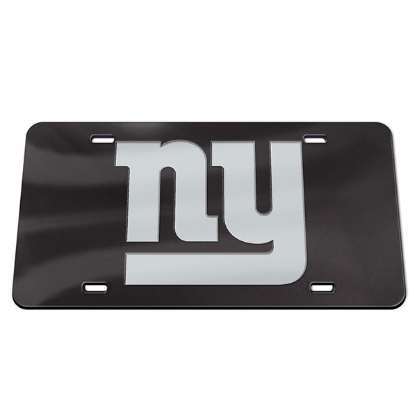 New York Giants Chrome Acrylic Classic License Plates