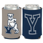 Wholesale-Yale Bulldogs 2 COLOR Can Cooler 12 oz.