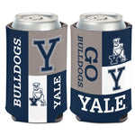 Wholesale-Yale Bulldogs COLOR BLOCK Can Cooler 12 oz.