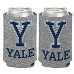 Wholesale-Yale Bulldogs GRAY HEATHER Can Cooler 12 oz.