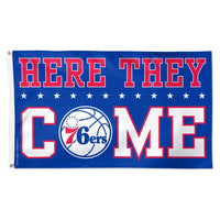 Philadelphia 76ers slogan Flag - Deluxe 3' X 5'