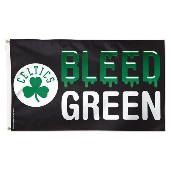 Boston Celtics Slogan Flag - Deluxe 3' X 5'