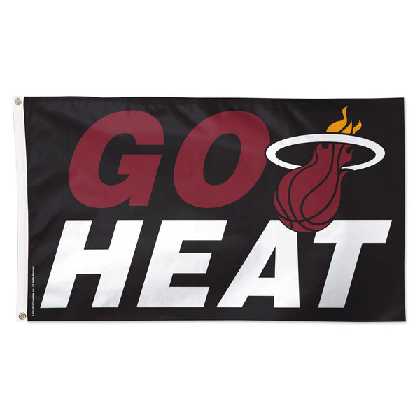 Miami Heat Slogan Flag - Deluxe 3' X 5'
