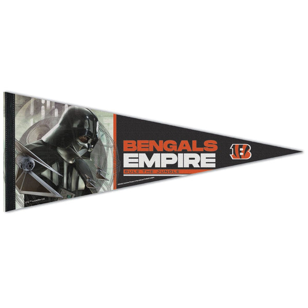 Cincinnati Bengals / Star Wars VADER Premium Pennant 12" x 30"