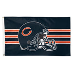 Chicago Bears Helmet Flag - Deluxe 3' X 5'