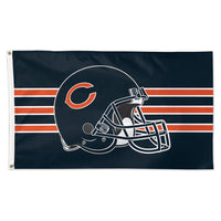 Chicago Bears Helmet Flag - Deluxe 3' X 5'