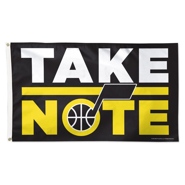 Utah Jazz slogan Flag - Deluxe 3' X 5'