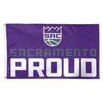 Sacramento Kings Slogan Flag - Deluxe 3' X 5'