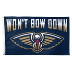 New Orleans Pelicans Slogan Flag - Deluxe 3' X 5'
