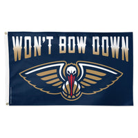 New Orleans Pelicans Slogan Flag - Deluxe 3' X 5'