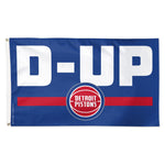 Detroit Pistons Slogan Flag - Deluxe 3' X 5'