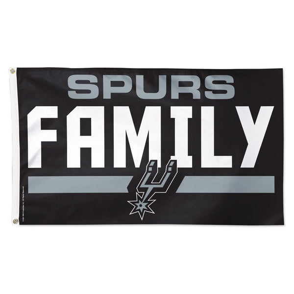 San Antonio Spurs Slogan Flag - Deluxe 3' X 5'