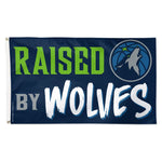 Minnesota Timberwolves Slogan Flag - Deluxe 3' X 5'