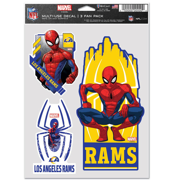 Los Angeles Rams / Marvel (C) 2021 Marvel Multi Use 3 Fan Pack