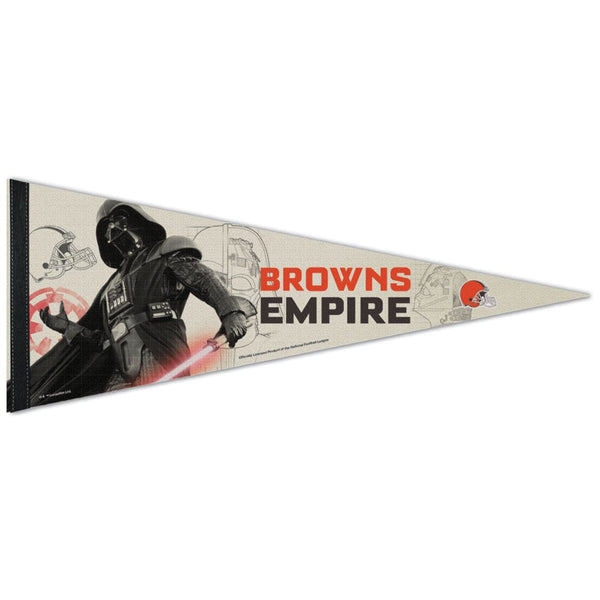 Cleveland Browns / Star Wars VADER Premium Pennant 12" x 30"