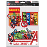 Kansas City Chiefs / Marvel (C) 2021 Marvel Multi Use 3 Fan Pack