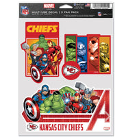 Kansas City Chiefs / Marvel (C) 2021 Marvel Multi Use 3 Fan Pack