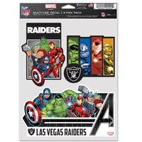Las Vegas Raiders / Marvel (C) 2021 Marvel Multi Use 3 Fan Pack