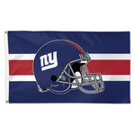 New York Giants Helmet Flag - Deluxe 3' X 5'