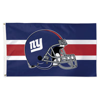 New York Giants Helmet Flag - Deluxe 3' X 5'