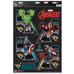 Jacksonville Jaguars / Marvel (C) 2021 Marvel Multi-Use Decal 11" x 17"