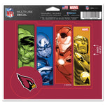 Arizona Cardinals / Marvel (C) 2021 Marvel Multi-Use Decal - cut to logo 5" x 6"