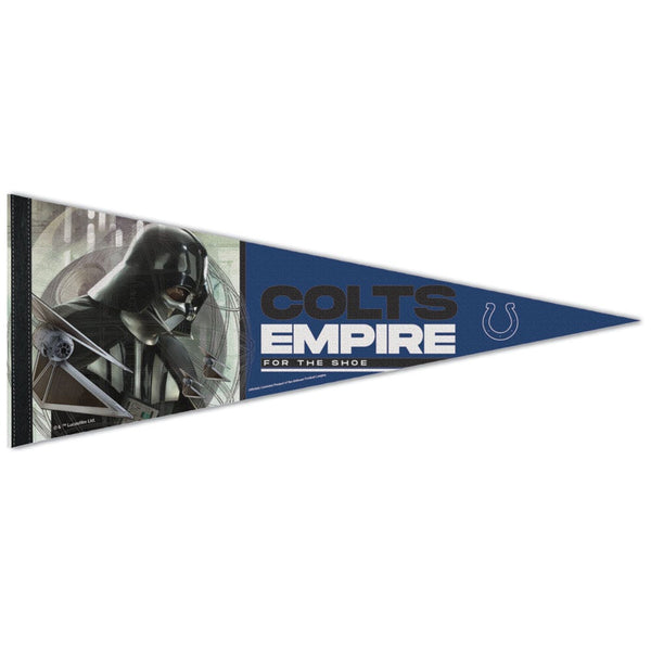 Indianapolis Colts / Star Wars VADER Premium Pennant 12" x 30"