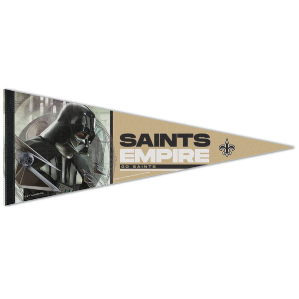 New Orleans Saints / Star Wars VADER Premium Pennant 12" x 30"