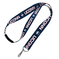 UConn Huskies Lanyards w/Breakaway 1"
