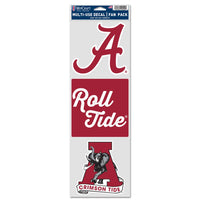 Alabama Crimson Tide /College Vault Fan Decals 3.75" x 12"