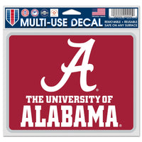 Alabama Crimson Tide Fan Decals 5" x 6"