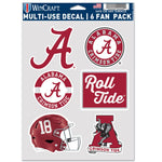 Alabama Crimson Tide /College Vault Multi Use 6 fan pack