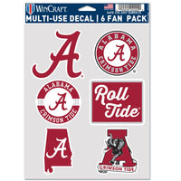 Alabama Crimson Tide /College Vault Multi Use 6 Fan Pack