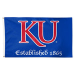 Kansas Jayhawks Established Flag - Deluxe 3' X 5'